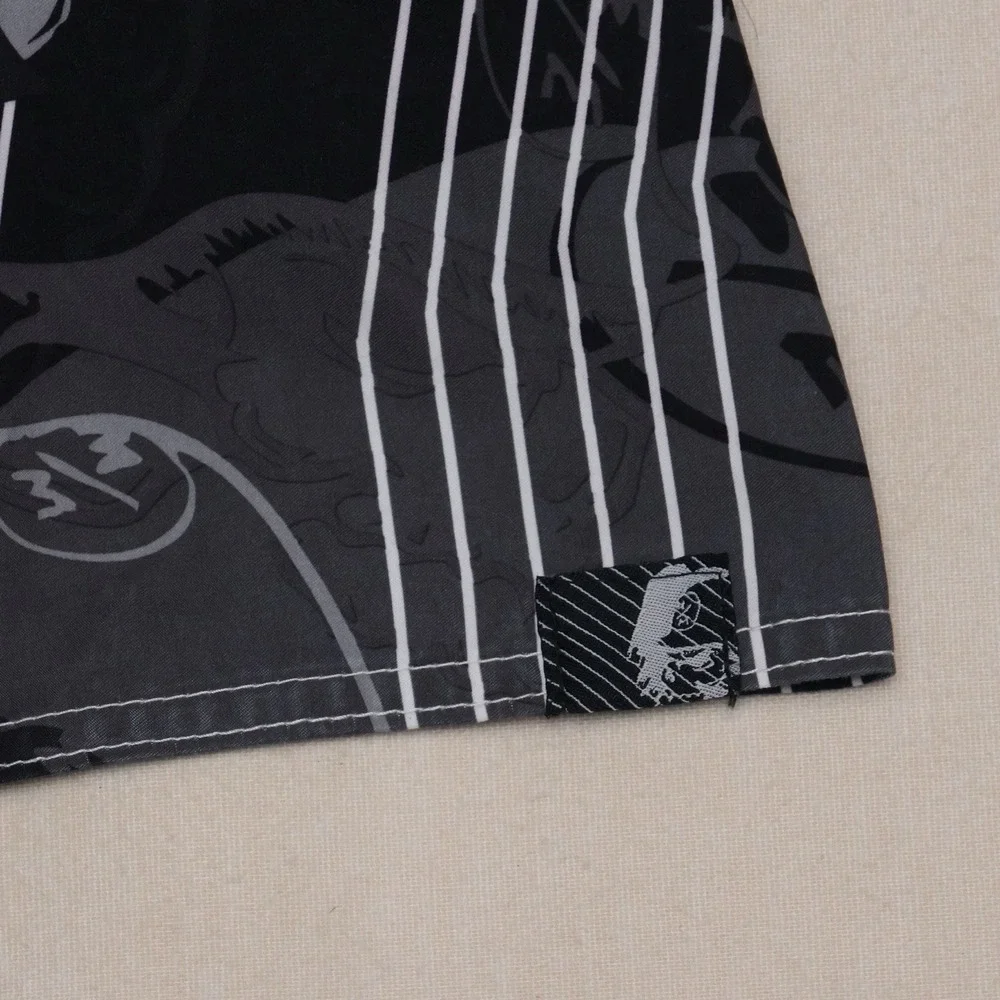 Metal Mulisha Board Shorts Mens 29 Skull Graphic Gray Black Y2K Motocross